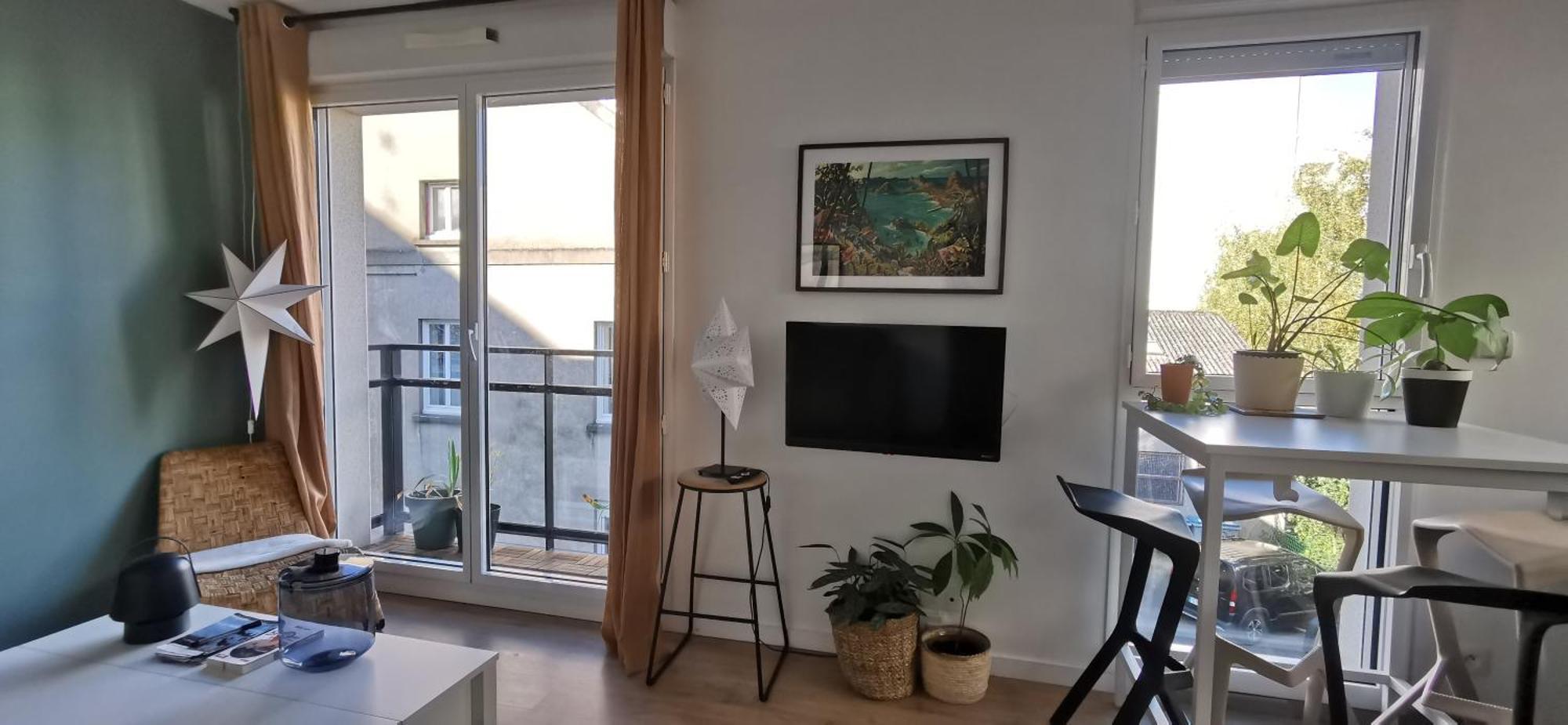 Appart T2 L'Ile De Nantes Avec Parking Prive Ngoại thất bức ảnh